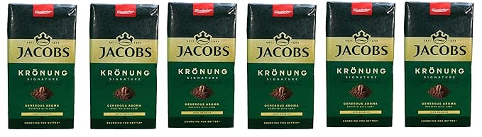 Jacobs Coffee Kronung Signature Arabica Coffee 500 g 12 per case