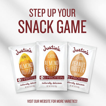 Justin's Classic Almond Butter Squeeze Packs 1.15oz packs (Case pack of 6)
