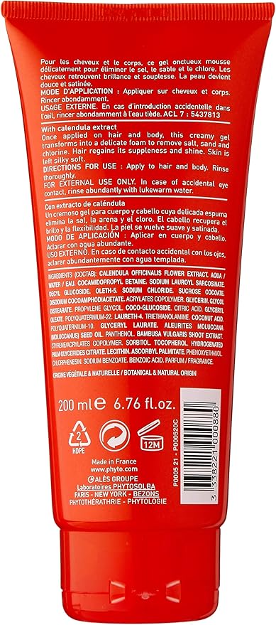 Phyto Plage Hair & Body Rehydrating Shampoo 200ml/6.7oz