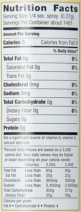 Chefs's Quality All Purpose Pan Spray 17 oz bottles each