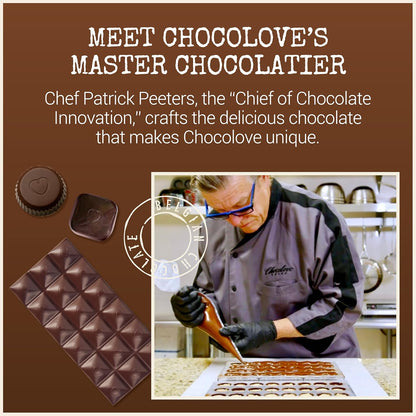 Chocolove - Dark Chocolate Bar Coffee Crunch - 3.2 oz pack of 12