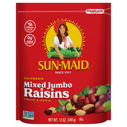 Sun Maid Raisin Medley In Pouch 12 oz pack of 10