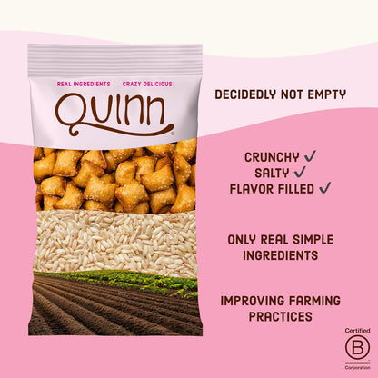 Quinn PB & J Berry Filled Pretzel Nuggets 6 oz ( Pack of 8)