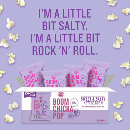 Angie's Boom Chicka Pop Sweet and Salty Kettle Corn 1 oz Bag
