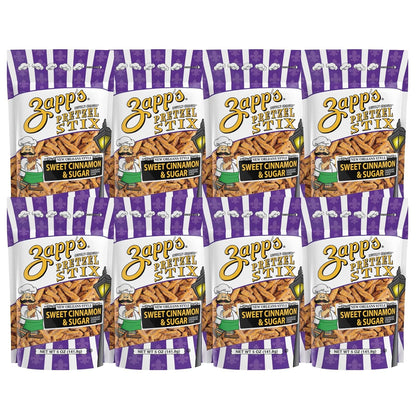 Zapp's Pretzel Stix Sweet Cinnamon & Sugar 5 oz (Pack of 8)