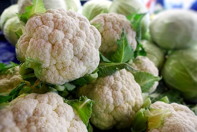 Fresh White Cauliflower by RawJoy Farms