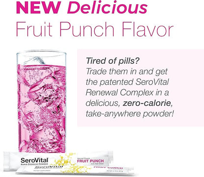 SerovitalHGH Fruit Punch Mix Rapid Dissolve Powder 30 Sachets