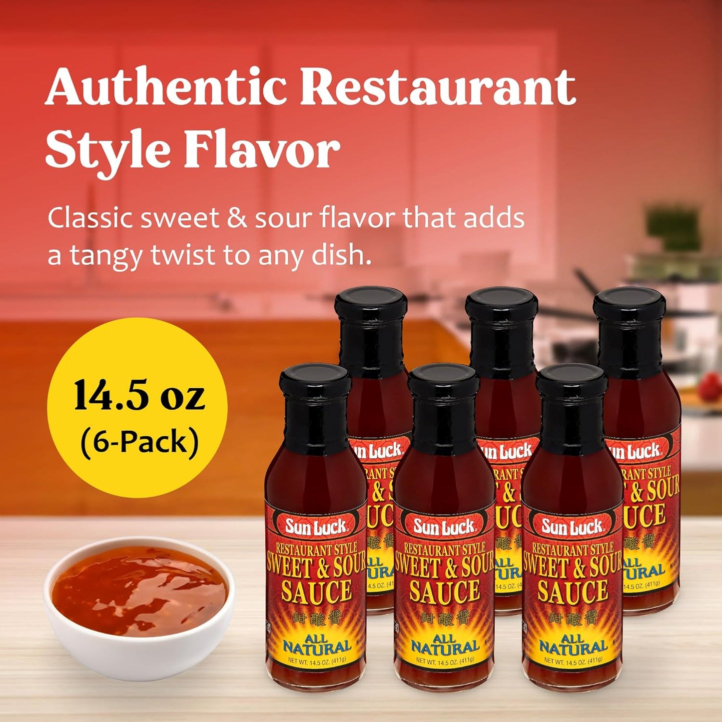 Asian Menu Sweet & Sour Sauce And Glaze No MSG 14.5 Oz.