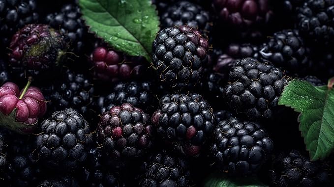 Fresh Delicious Blackberries by RawJoy Farms