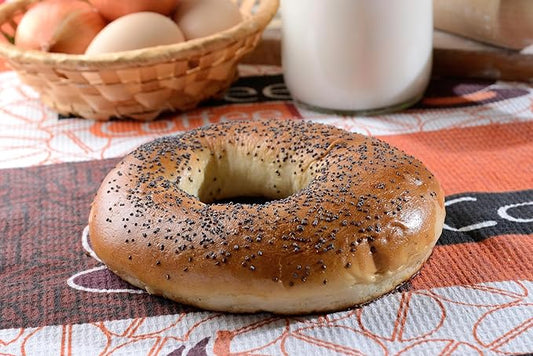 RawJoy Delicious Fresh Baked New York Poppy Seed Bagel
