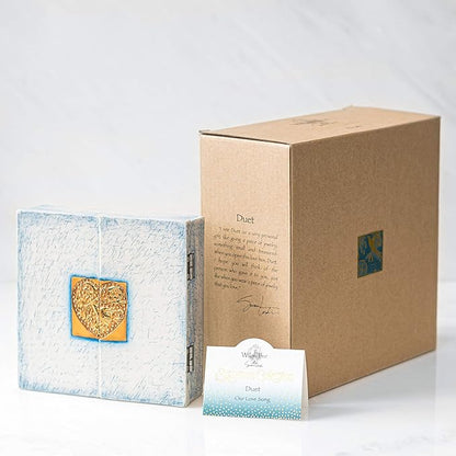 Willow Tree Duet, Sculpted Hand-Painted Triptych