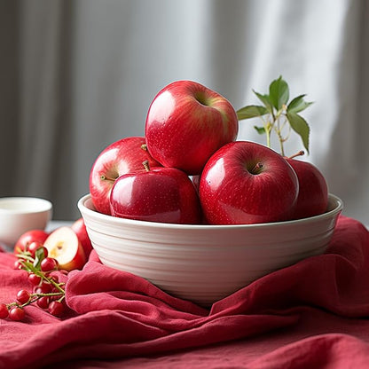 Fresh delicious red apples by RawJoy Farms