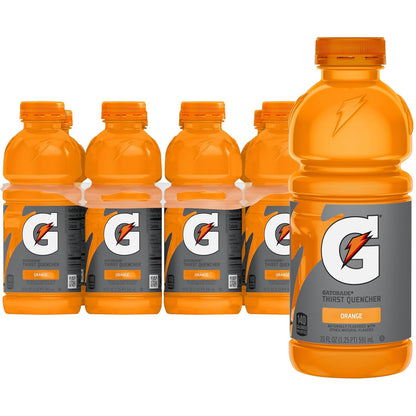 Gatorade G Zero Thirst Quencher, Orange, 20 fl oz - 8 Count
