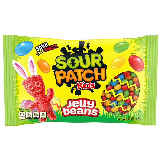SOUR PATCH KIDS Jelly Beans, Easter Candy, 12-13 oz Bags