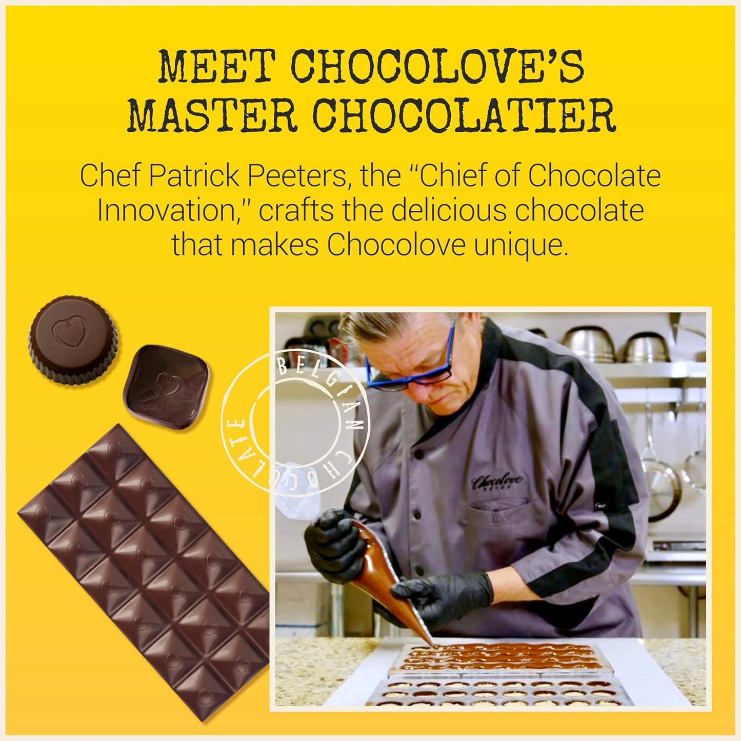 Chocolove Tofffee & Almonds Milk Chocolate 3.2 oz - 12 Pack