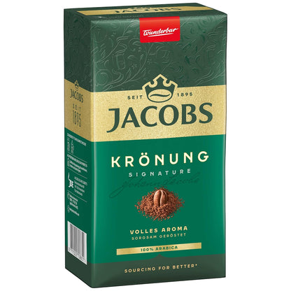 Jacobs Kronung Ground Coffee Medium Roast 17.6 oz pack of 12