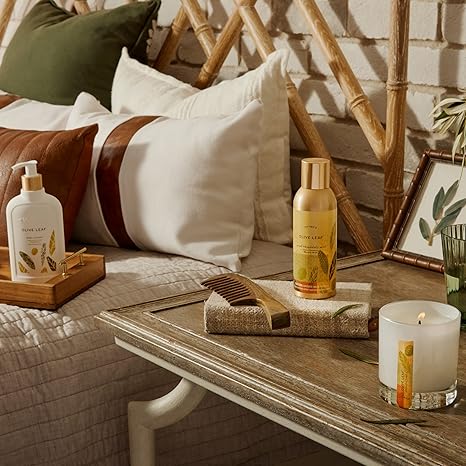 Thymes Olive Leaf Body Lotion - Shea Butter Lotion wIth Vitamin E & Olive Oil for Skin Care Routine - Body and Hand Lotion for Women & Men (9.25 fl oz)