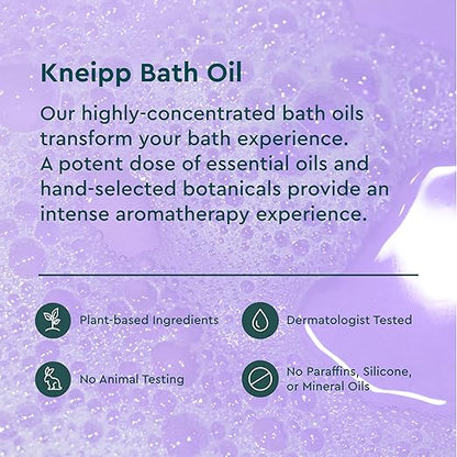 Kneipp Herbal Massage Oil Lavender 100ml 3.38 fl. oz Vegan