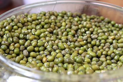 Fresh Whole Green Moong Beans By RawJoy