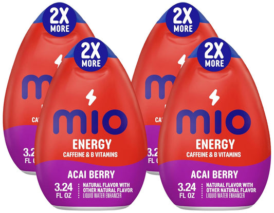 Mio Acai Berry Storm Natural Flavored Liquid Water Enhancer 3.24 oz Bottle (Case Pack of 8)