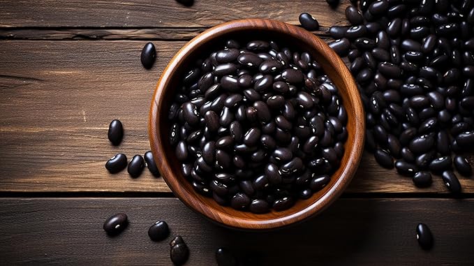 Fresh Organic Black Beans By RawJoy