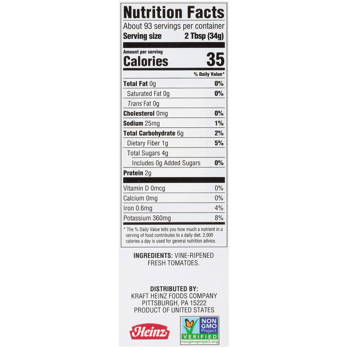 Heinz Tomato Paste #10 Can, 111 oz, Pack of 6