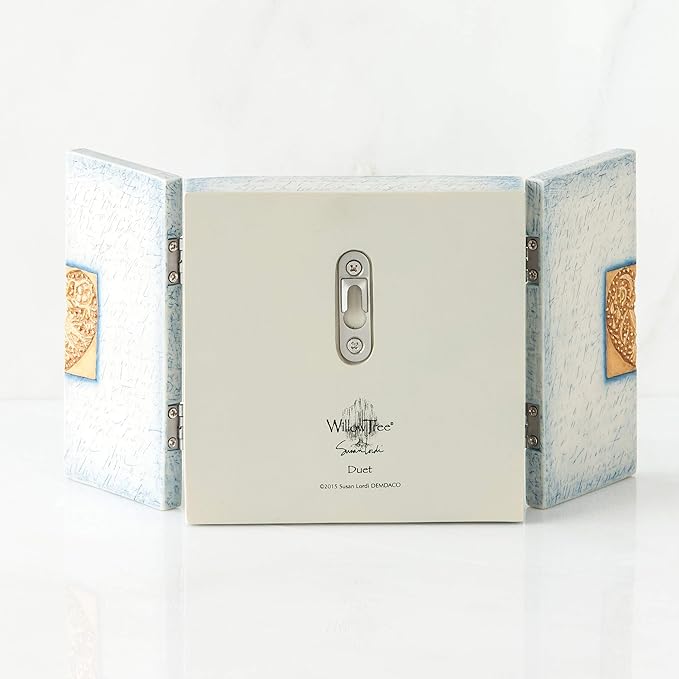 Willow Tree Duet, Sculpted Hand-Painted Triptych