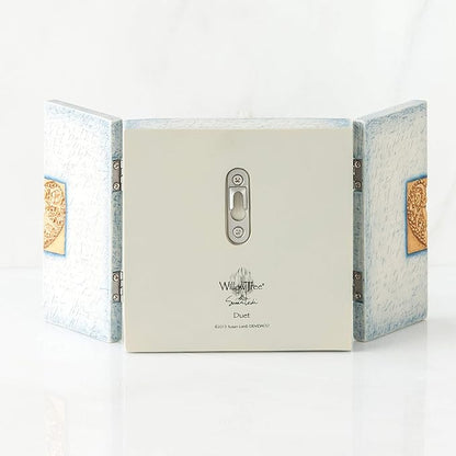 Willow Tree Duet, Sculpted Hand-Painted Triptych