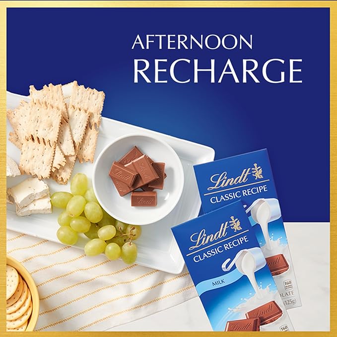 Lindt Classic Chocolate Bars 4.4oz 72ct