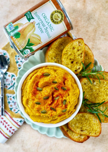 Farmers Market Organic Butternut Squash Puree 15oz Can (Case Pack of12)