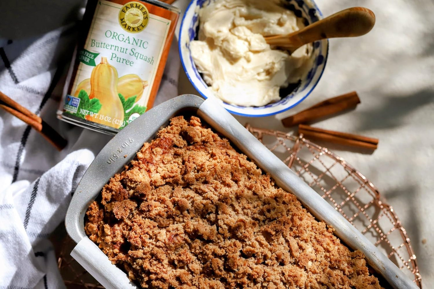 Farmers Market Organic Butternut Squash Puree 15oz Can (Case Pack of12)