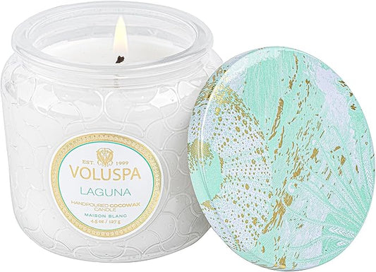 Voluspa Laguna Votive Glass Jar Candle 4.5 oz