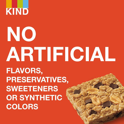 Kind Healthy Grains Granola Bars Peanut Butter Dark chocolate chewy with a crunch 1.2 oz Bars total weight 6.2 oz