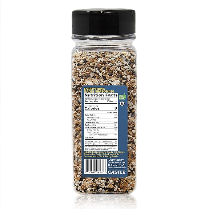 Castle Everything Bagel Seasoning 1 lb 6 oz bottles
