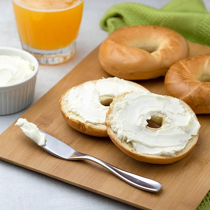 Just Bagels Individually Wrapped Mini Plain Bagel, 2 Ounce - 60 per case.