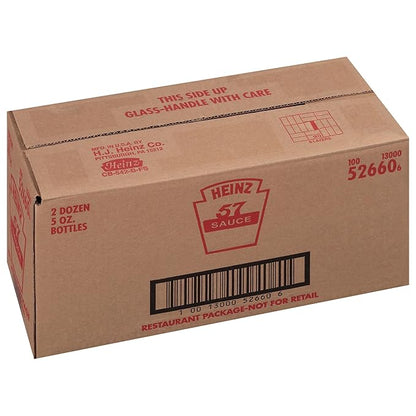Heinz 57 Sauce 5 oz Glass Bottles 24 ct Casepack