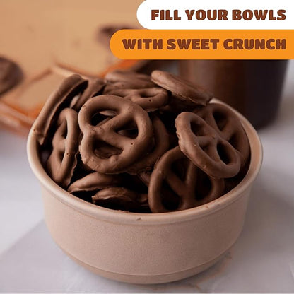 Pure Milk Chocolate Covered Pretzels 15 lb box