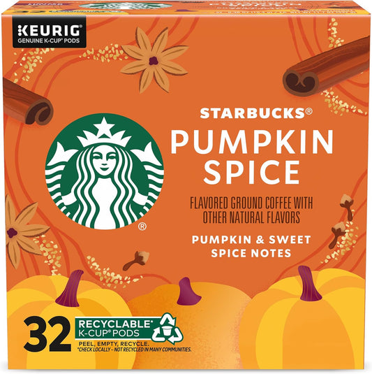 Starbucks Limited Edition Pumpkin Spice Coffee K-Cup Pods 22 Count (Case pack of 4)
