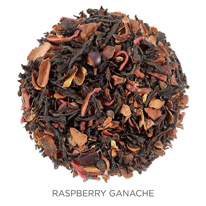Organic Raspberry Ganache Black Loose Leaf Tea by Tea Forte, 3.53 oz