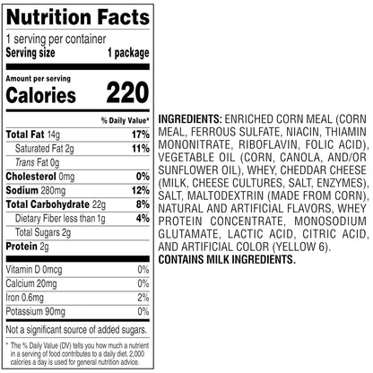 Cheetos Cheese Flavored Snacks, Puffs, 1.375 Ounce (Pack of 64)