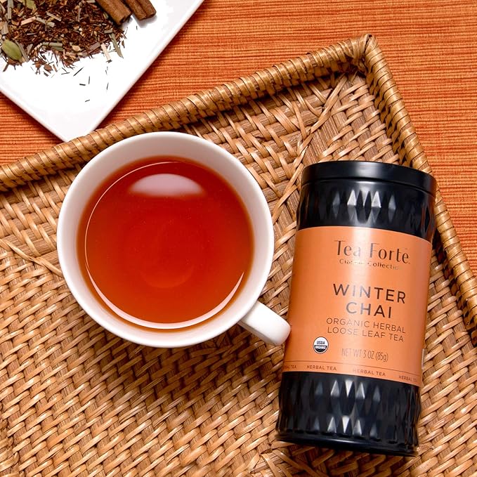 Tea Forte Loose Tea Canister, Winter Chai