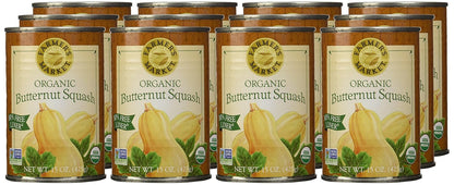 Farmers Market Organic Butternut Squash Puree 15oz Can (Case Pack of12)