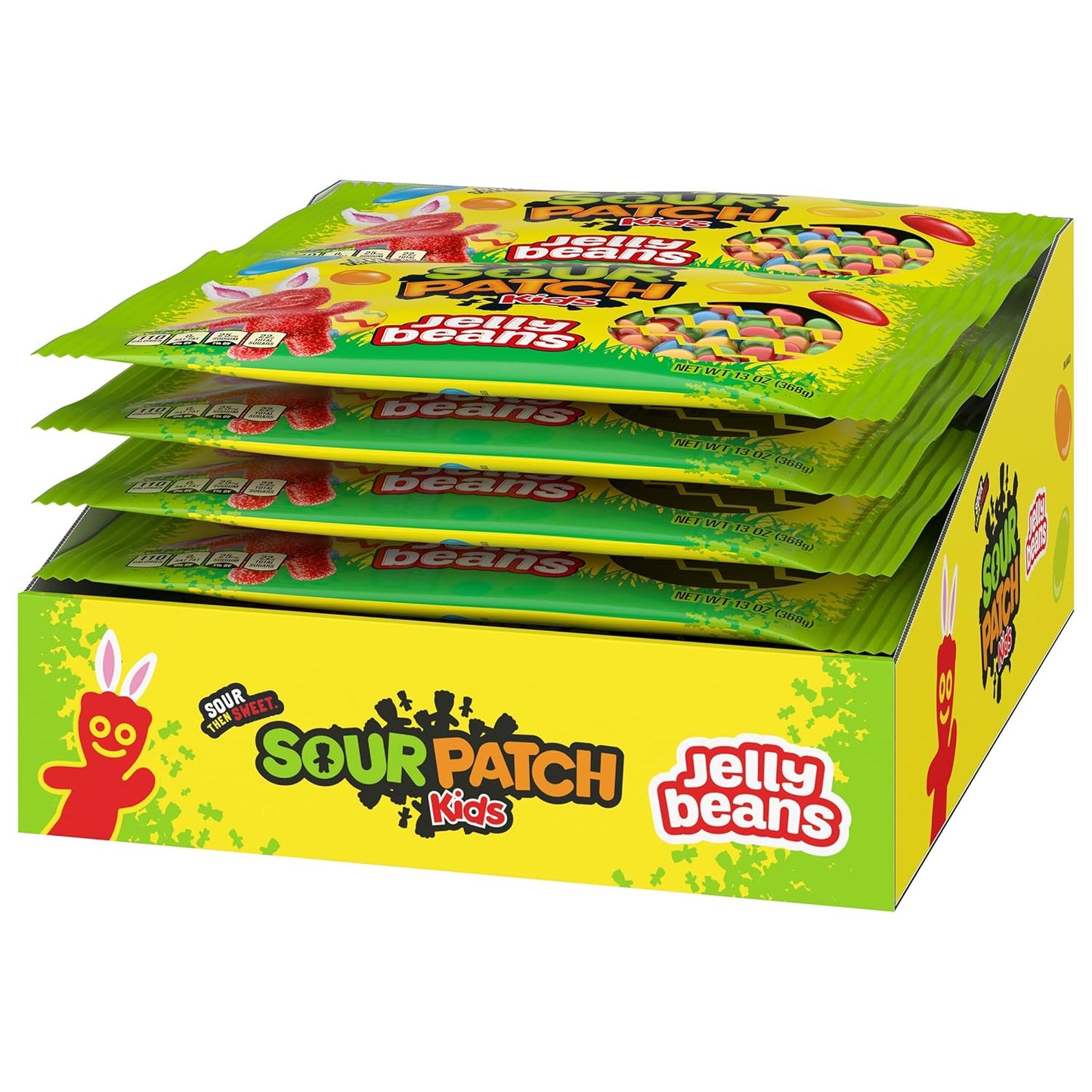 SOUR PATCH KIDS Jelly Beans, Easter Candy, 12-13 oz Bags