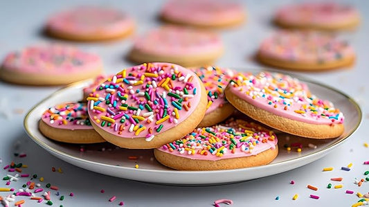 RawJoy Fresh New York City Rainbow Sprinkle Cookies