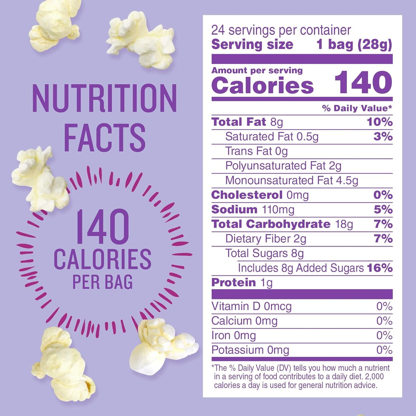 Angie's Boom Chicka Pop Sweet and Salty Kettle Corn 1 oz Bag