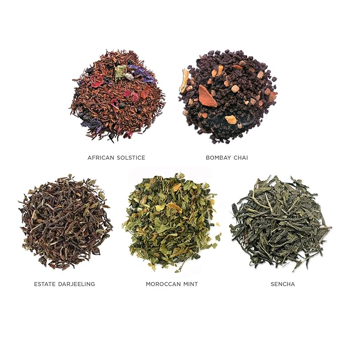 Tea Forte world of teas, Single Steeps Organic Loose Leaf