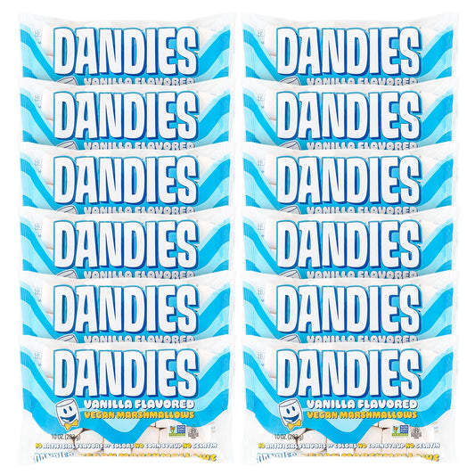 Dandies Vanilla Flavored Mini Marshmallows 10oz Bag (Case pack of 12)