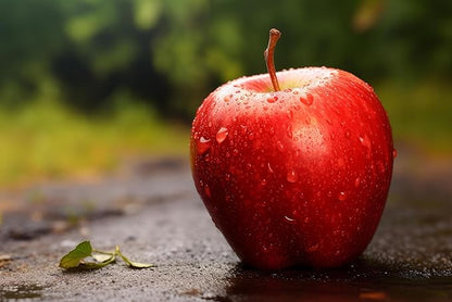 Fresh delicious red apples by RawJoy Farms