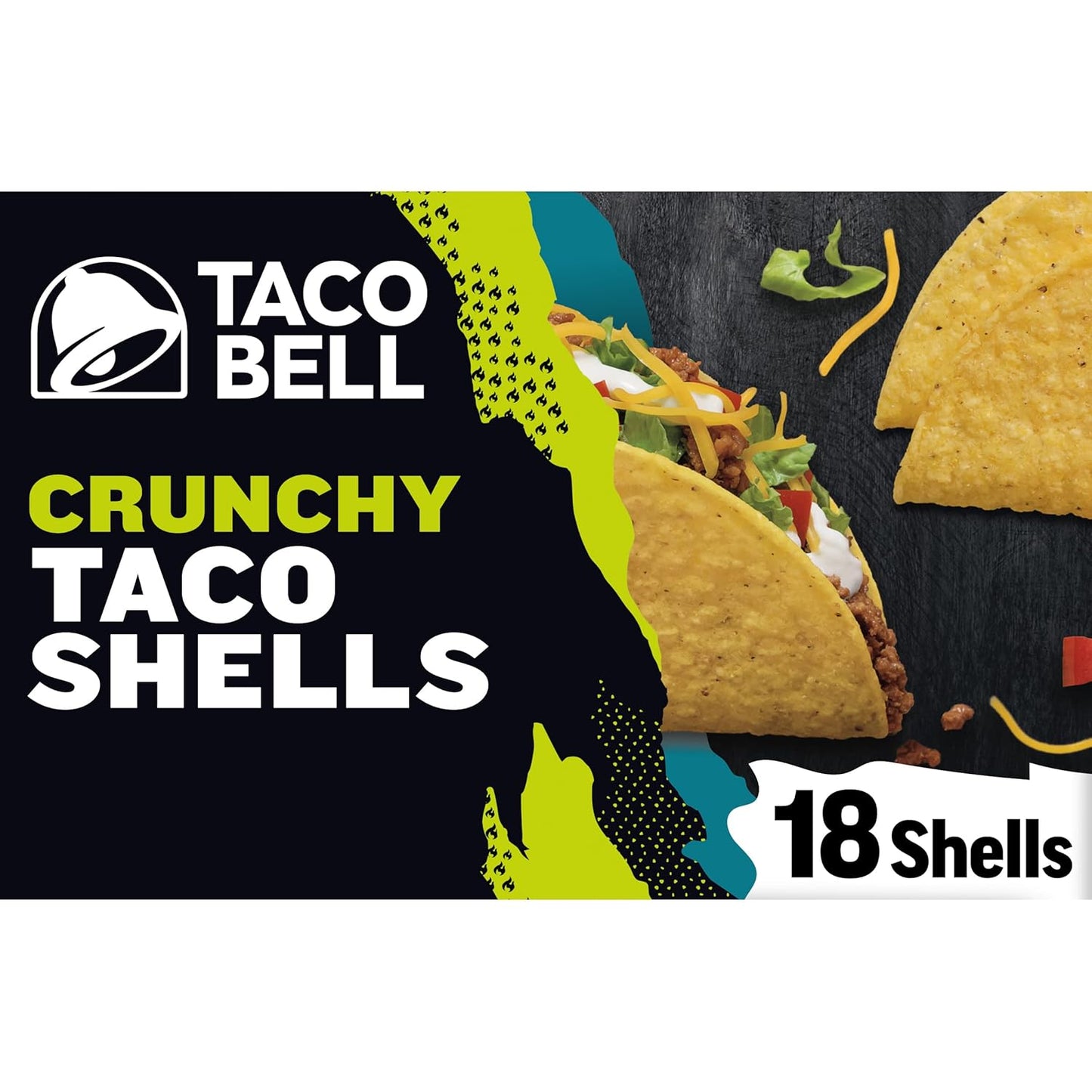 Taco Bell Crunchy Taco Shells 18 count per box 6.75 oz box