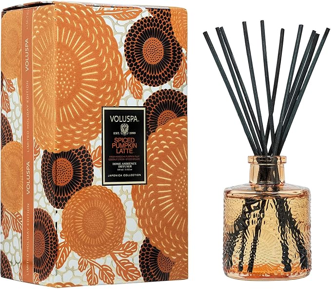 VOLUSPA Spiced Pumpkin Latte Home Diffuser